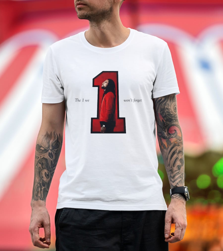 Derrick Rose The 1 We Won't Forget Iconic Red Jacket Legend T-Shirt