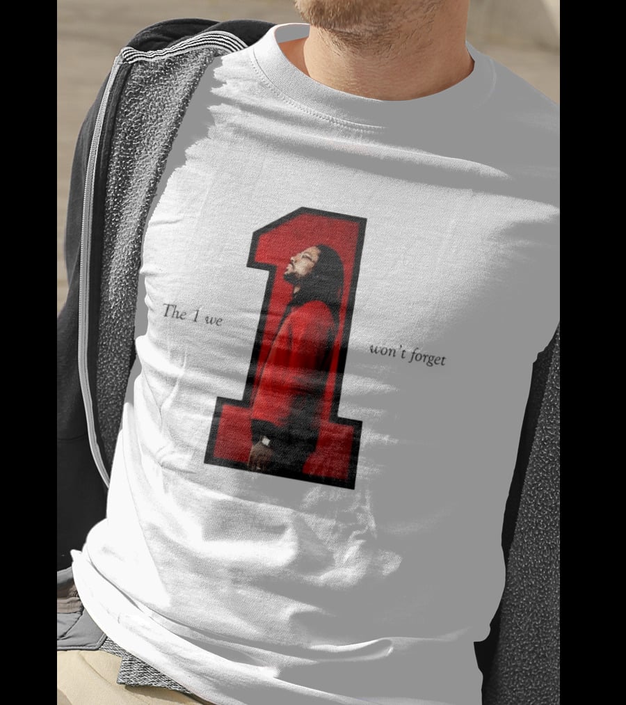 Derrick Rose The 1 We Won't Forget Iconic Red Jacket Legend T-Shirt