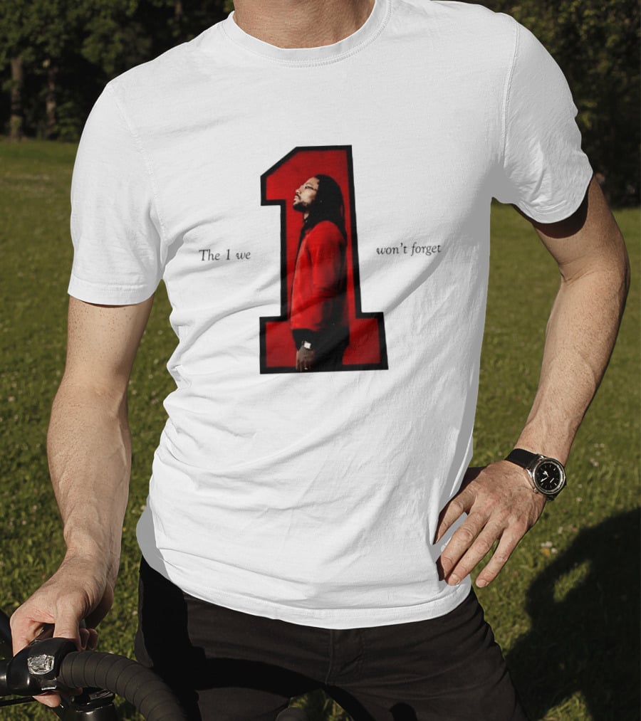 Derrick Rose The 1 We Won't Forget Iconic Red Jacket Legend T-Shirt