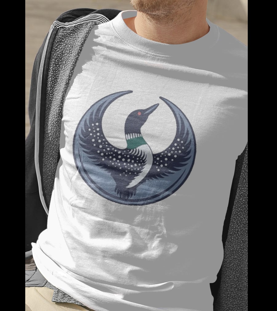 The Loon Platoon Rebel Alliance Emblem Bird Circular T-Shirt