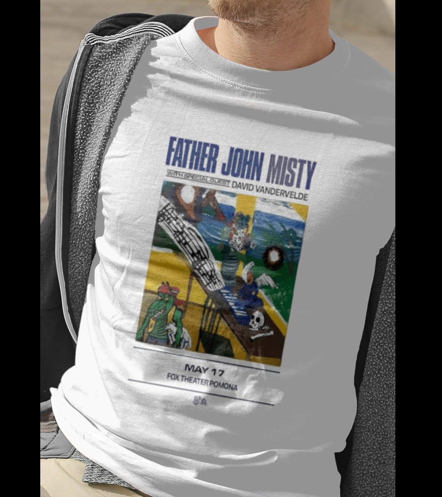 Father John Misty Fox Theater Pomona May 17 2026 Surreal Musical Journey T-Shirt