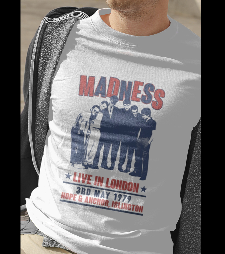 Madness Live In London 3rd May 1979 Hope And Anchor Islington T-Shirt