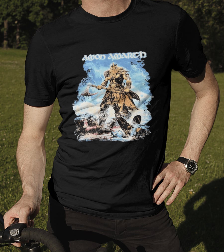 Amon Amarth Jomsviking Warrior With Axe T-Shirt