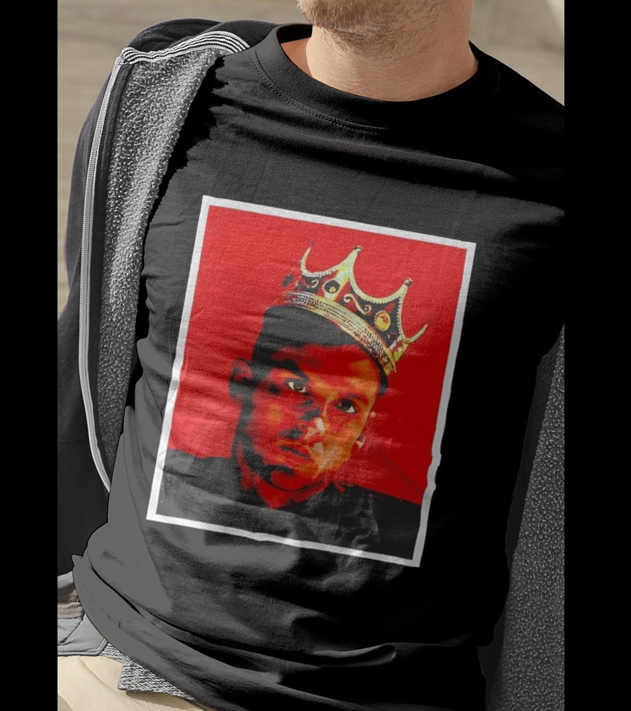 Anuel AA SoroKING Crown Portrait Red T-Shirt