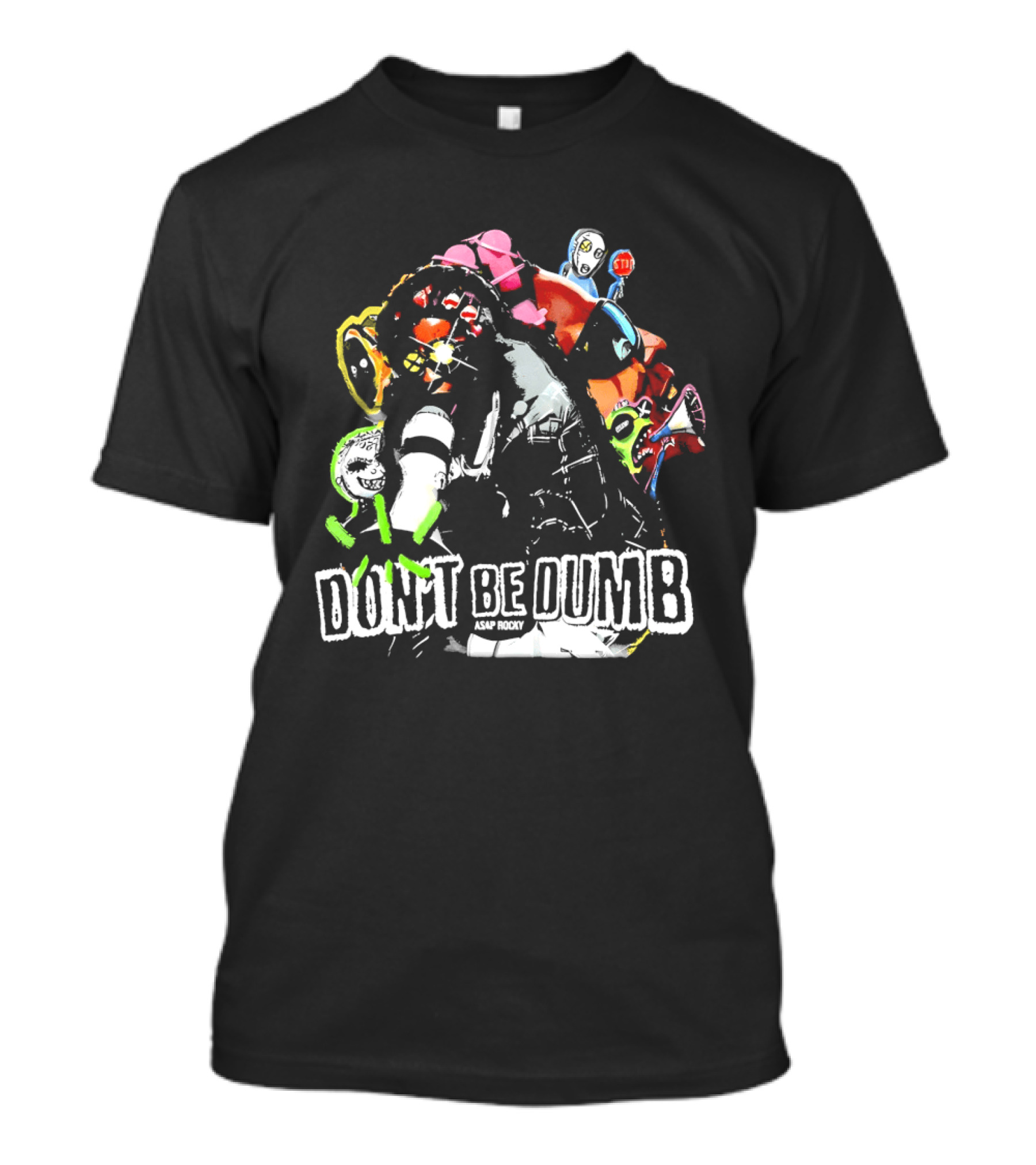Asap Don't Be Dumb Colorful Robot 2026 T-Shirt