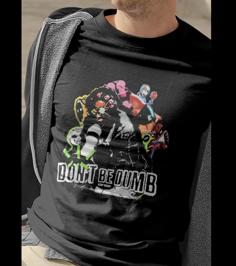 Asap Don't Be Dumb Colorful Robot 2026 T-Shirt