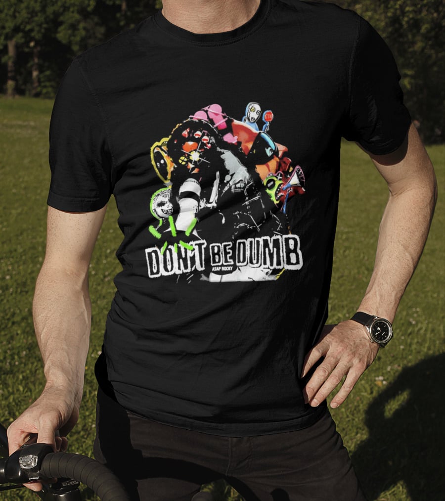 Asap Don't Be Dumb Colorful Robot 2026 T-Shirt