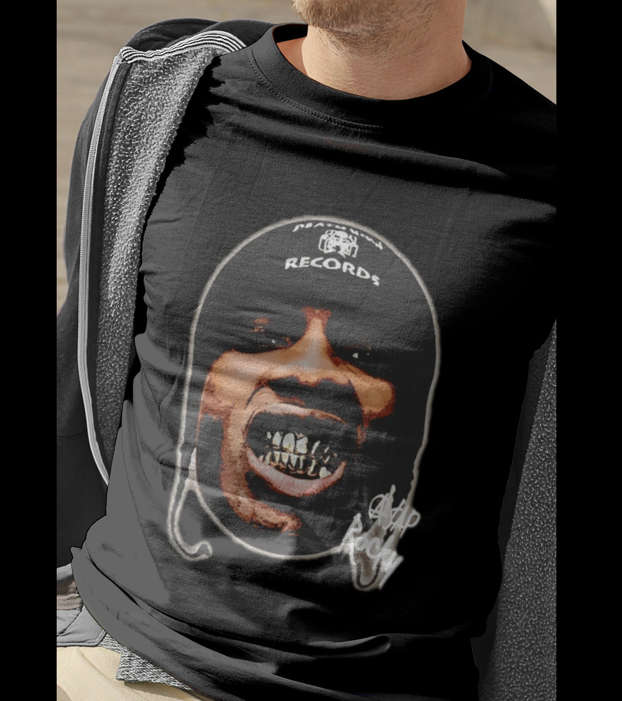 ASAP Rocky Rapper Big Face Harlem Records T-Shirt