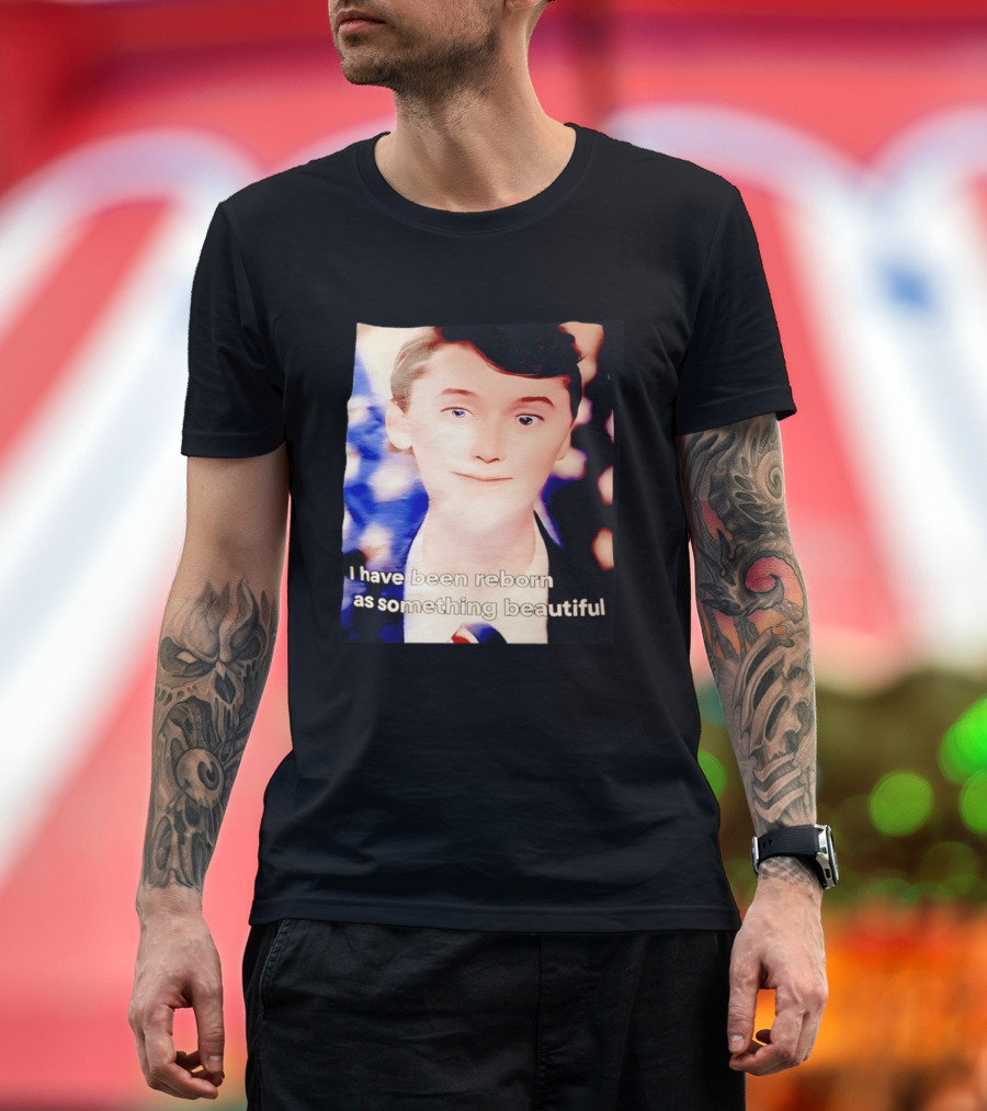 Charlie Kirk I Have Been Reborn As Something Beautiful T-Shirt