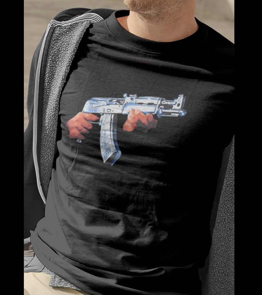Gun Uncompromising AK 47 Illustration Ruger T-Shirt