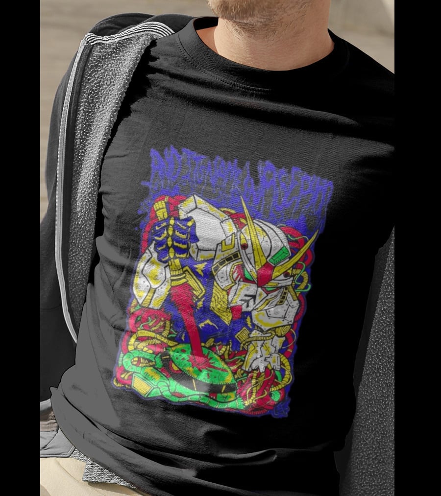 Gundam Mobile Suit Neon Graffiti T-Shirt