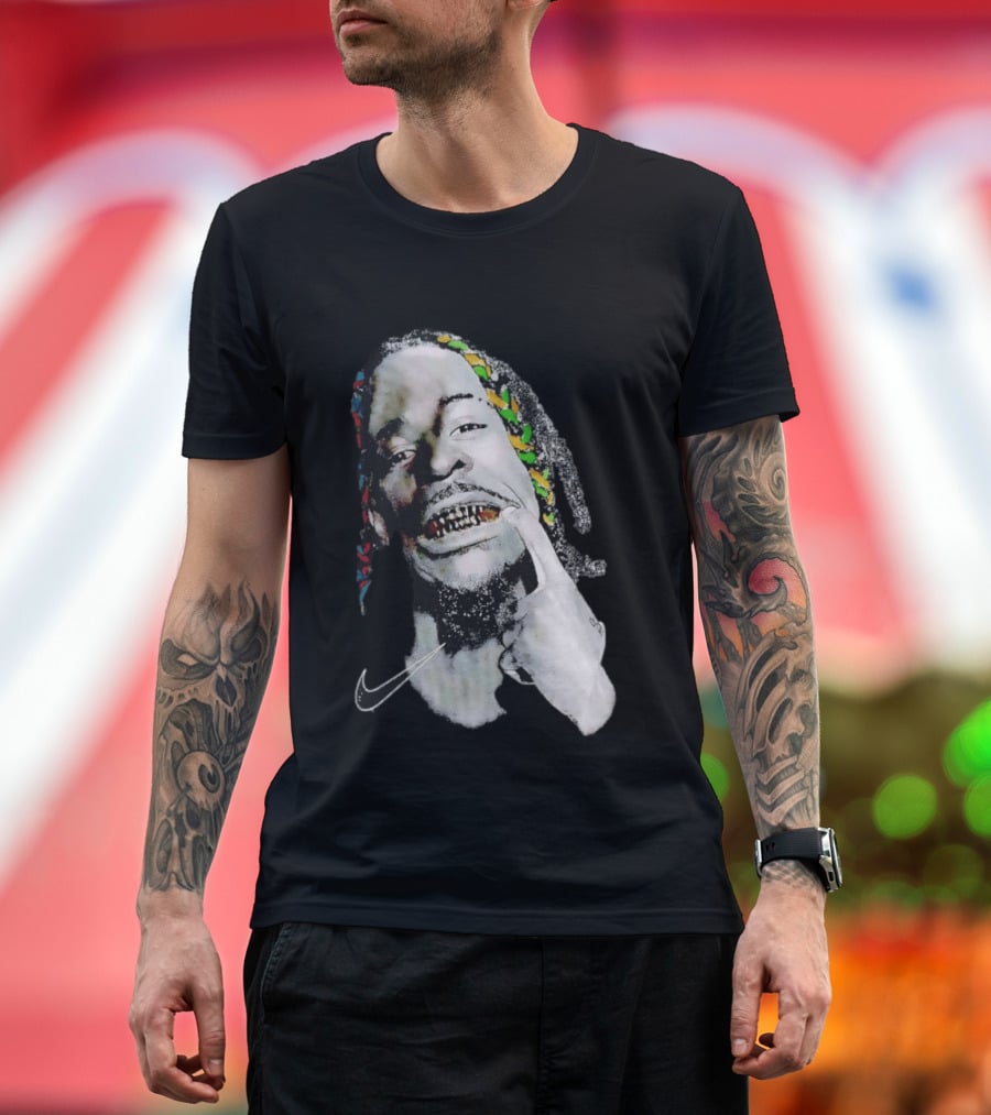 Ja Morant Max90 Nike Iconic Grills And Colorful Braids T-Shirt