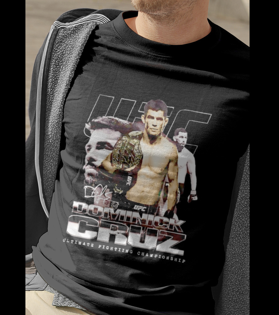 UFC Dominick Cruz Champion Legend Montage T-Shirt