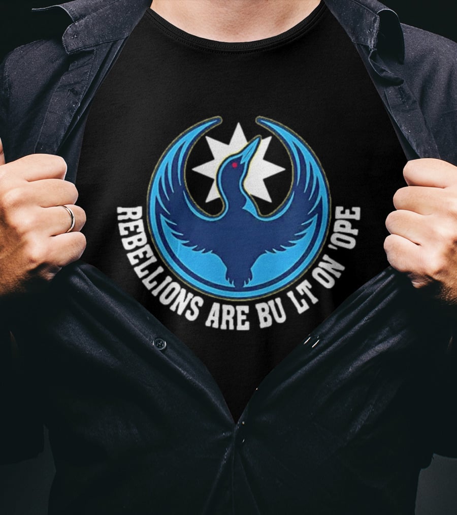 Rebellions Are Built On Hope Minnesota Rebel Alliance Star T-Shirt