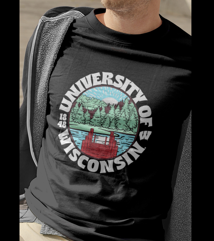 University Of Wisconsin 1848 Lake Scene T-Shirt