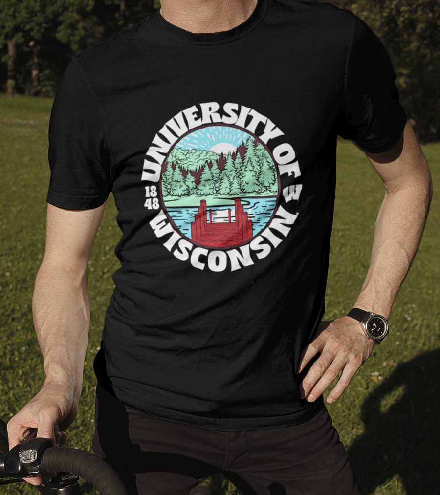 University Of Wisconsin 1848 Lake Scene T-Shirt