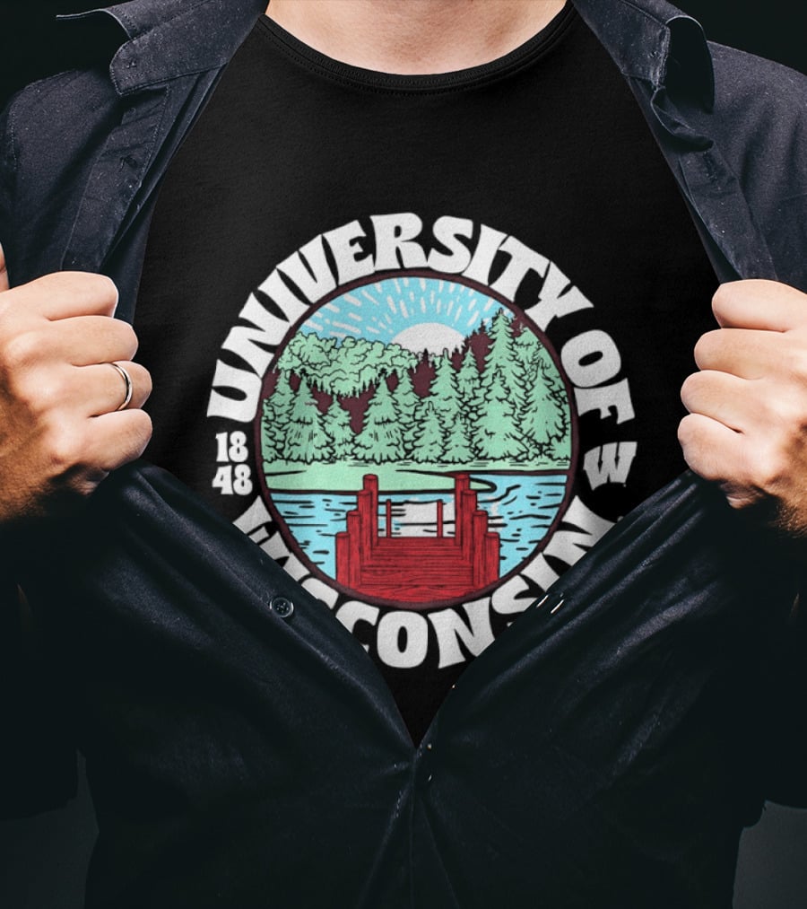 University Of Wisconsin 1848 Lake Scene T-Shirt