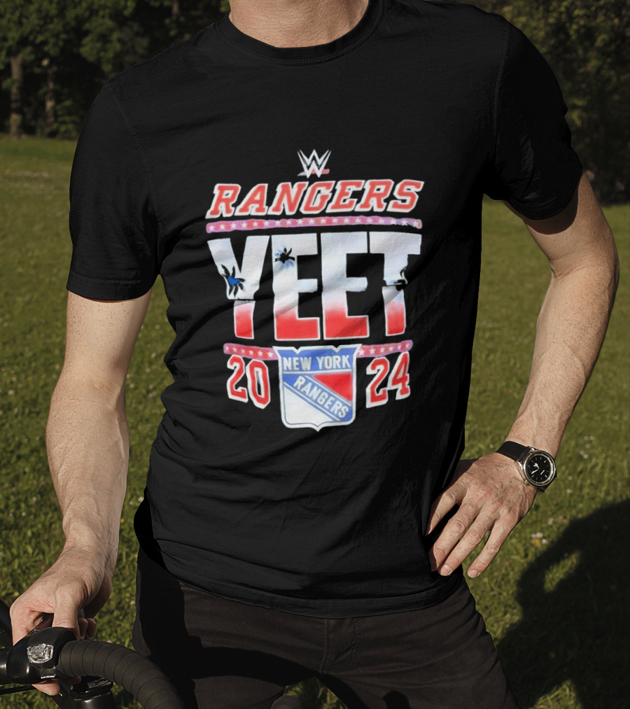 WWE Rangers Yeet 2024 New York Rangers T-Shirt