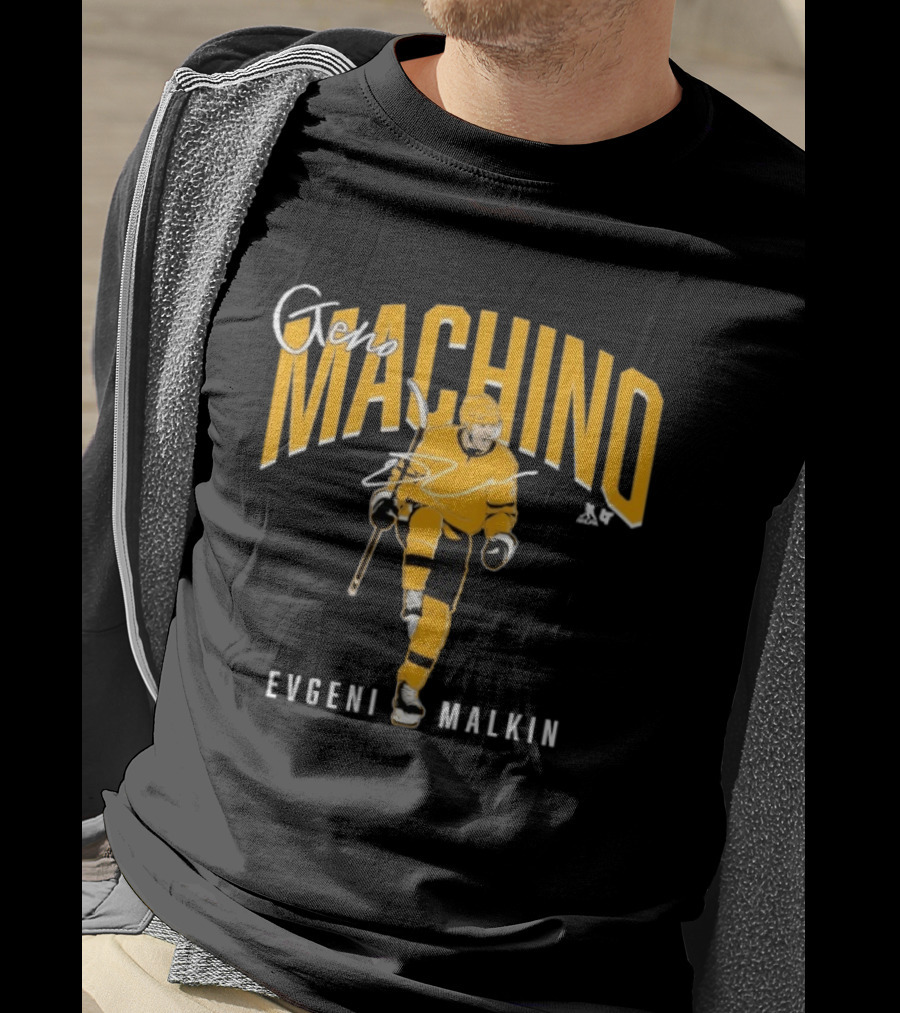 Evgeni Malkin Geno Machino Hockey Player T-Shirt