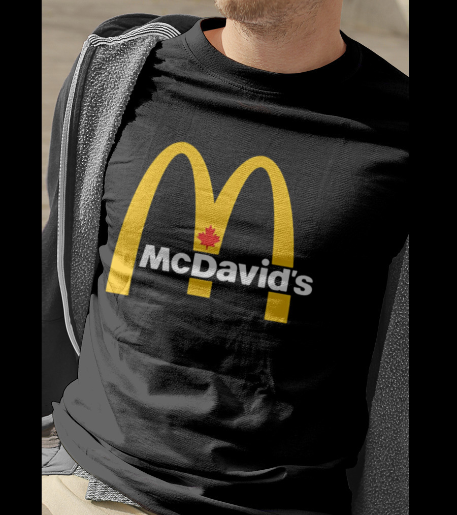 McDavid's McDonald's Canada Maple Leaf Arch T-Shirt