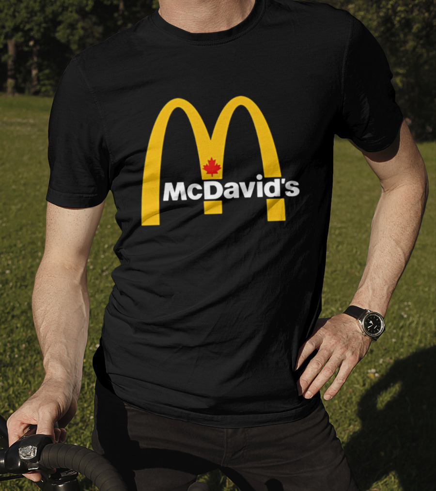 McDavid's McDonald's Canada Maple Leaf Arch T-Shirt