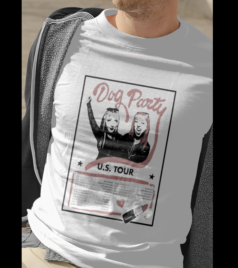 Dog Party 2026 US Tour Band T-Shirt