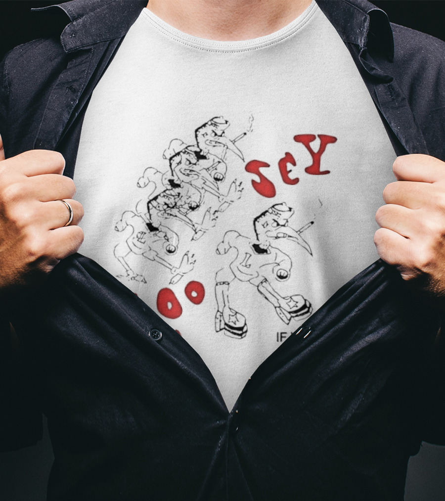 Loosey If We Don't Who Will Edgy Grunge Streetwear T-Shirt