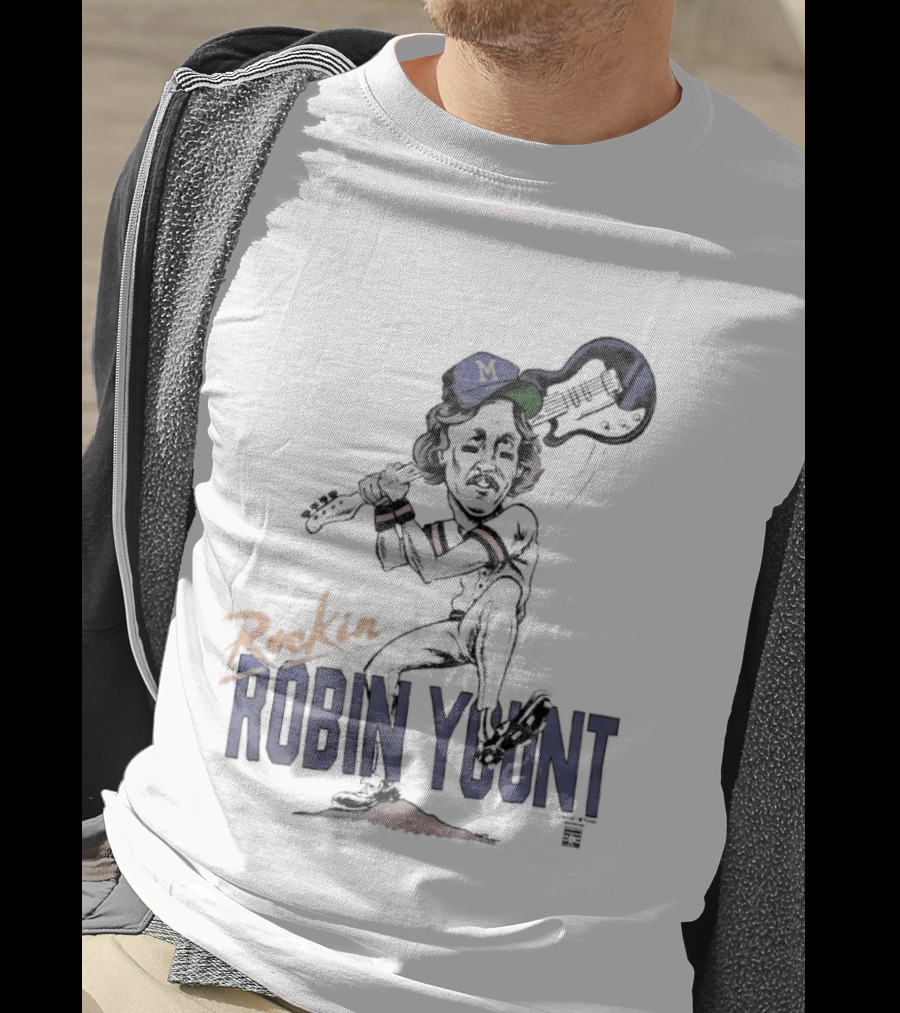 Rockin' Robin Yount Milwaukee Brewers Baseball Legend T-Shirt