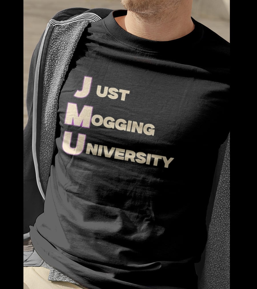 Just Mogging University JMU Football Fan Gear Collection T-Shirt