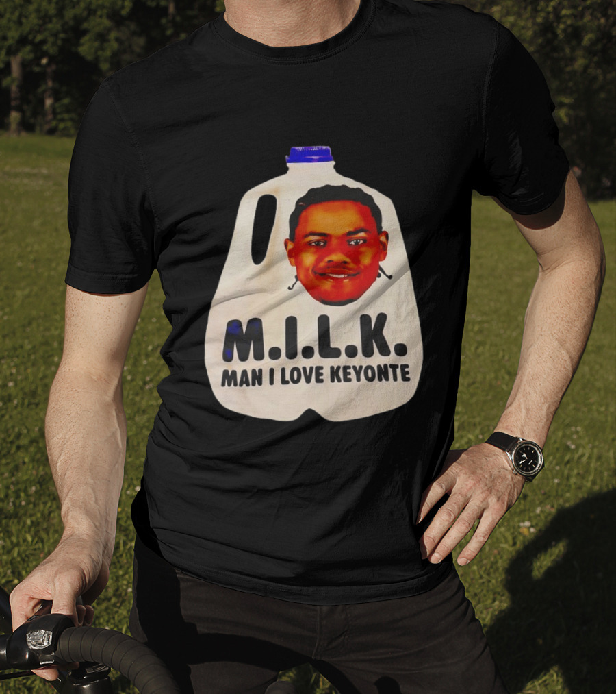 M.I.L.K Man I Love Keyonte George Fan T-Shirt