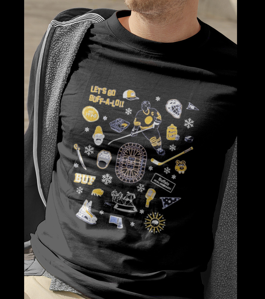 Let's Go Buffalo Sabers BUF A Lot Hockey Culture Since 1970 T-Shirt