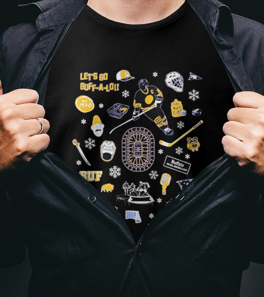 Let's Go Buffalo Sabers BUF A Lot Hockey Culture Since 1970 T-Shirt