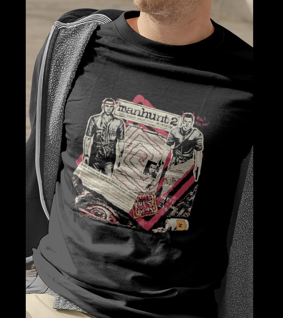 Manhunt 2 Psychiatric Evaluation Trust Cover Fragment Dissociative Identity An Eye For An Eye T-Shirt