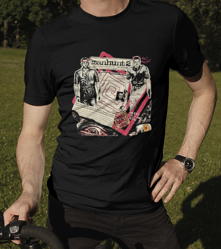 Manhunt 2 Psychiatric Evaluation Trust Cover Fragment Dissociative Identity An Eye For An Eye T-Shirt