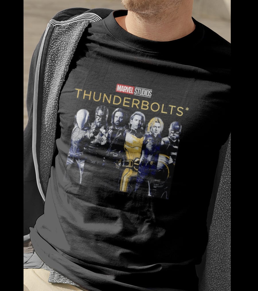 Marvel Studios Thunderbolts Superhero Ensemble T-Shirt