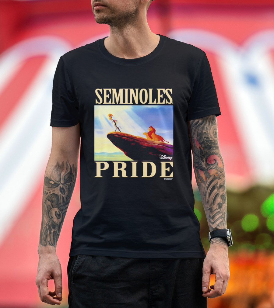 Seminoles Pride Florida State Disney Lion King Scene T-Shirt