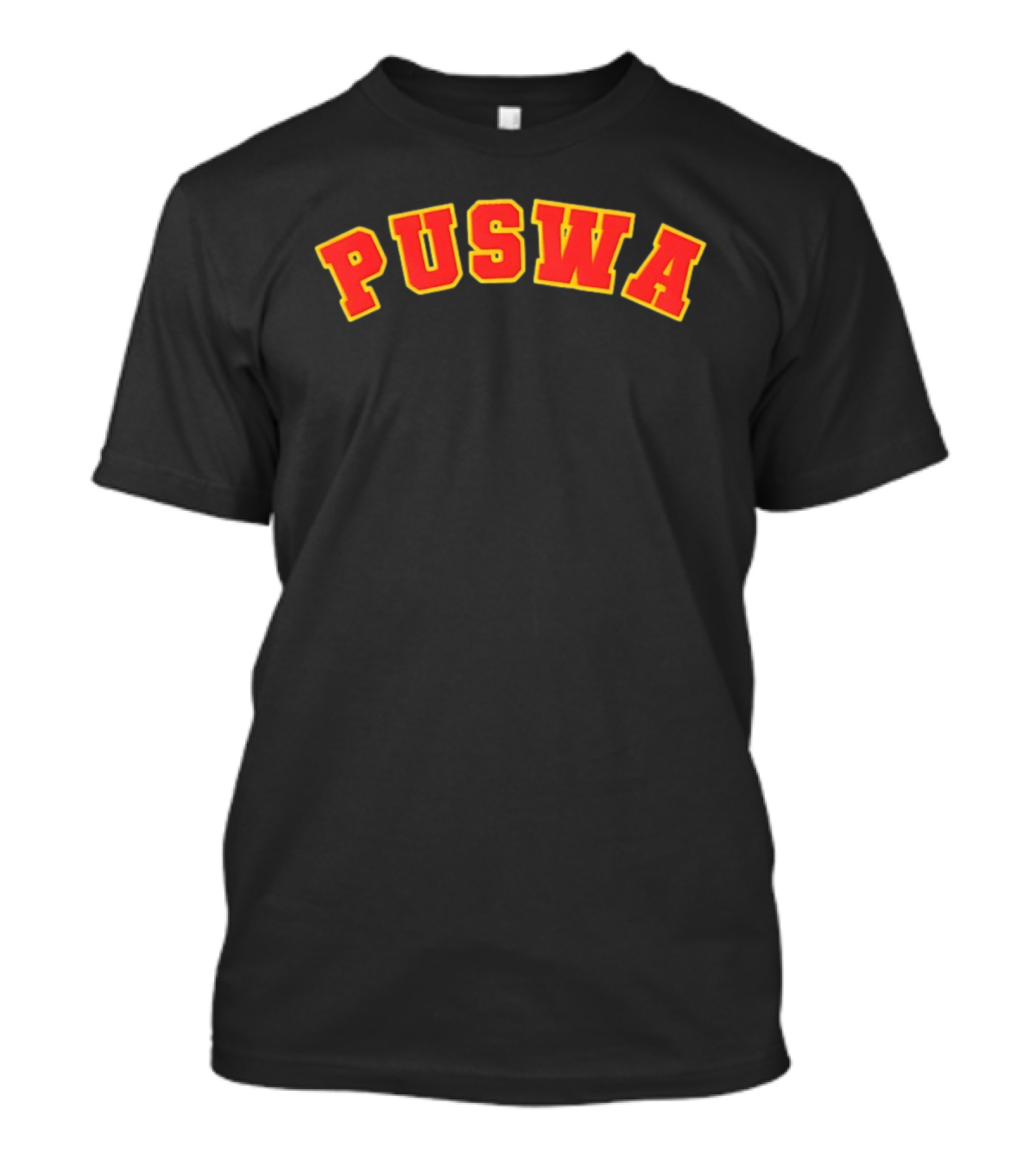 Tell Me Lies PUSWA Sports Varsity Style Bold Font T-Shirt