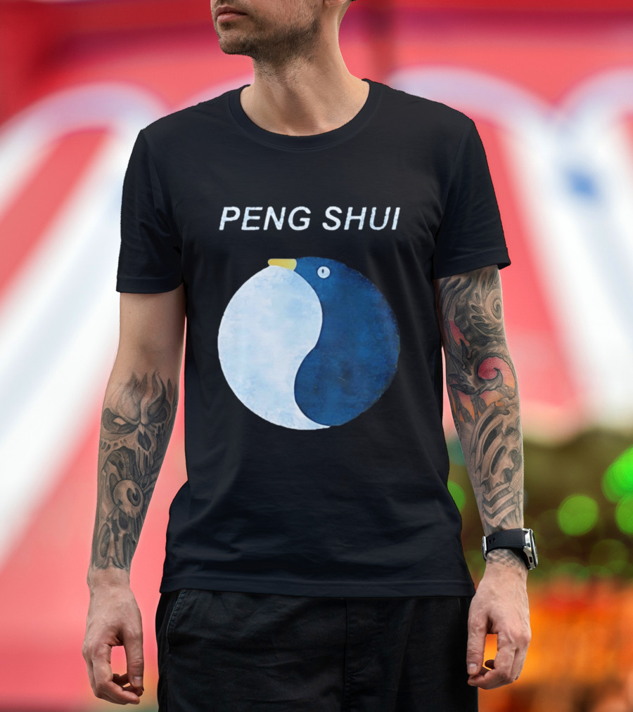 Peng Shui Feng Shui Penguin Yin Yang T-Shirt