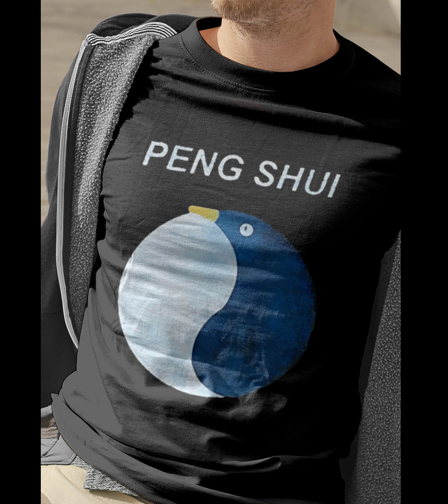 Peng Shui Feng Shui Penguin Yin Yang T-Shirt