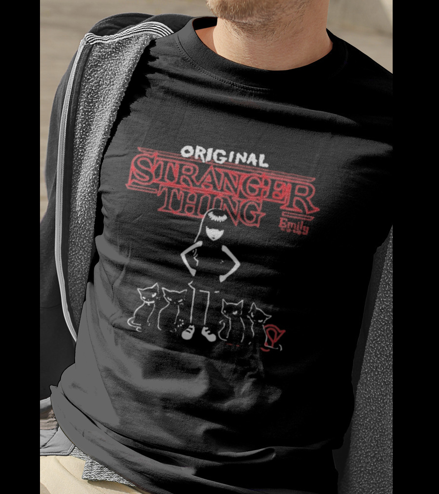 Original Stranger Thing Cats Sketch T-Shirt