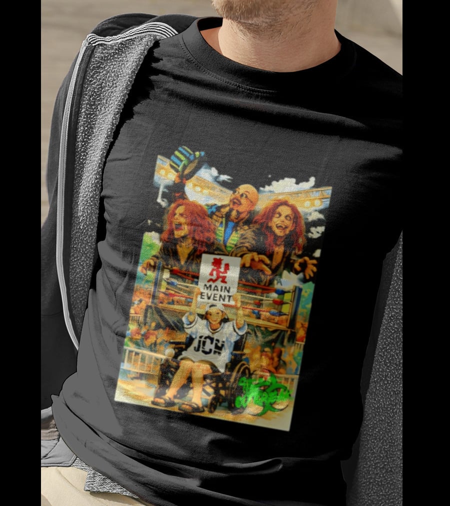 JCW Main Event Outbreak PT Undead Dreams Wrestling Ring Showdown T-Shirt