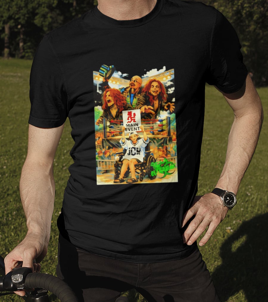 JCW Main Event Outbreak PT Undead Dreams Wrestling Ring Showdown T-Shirt