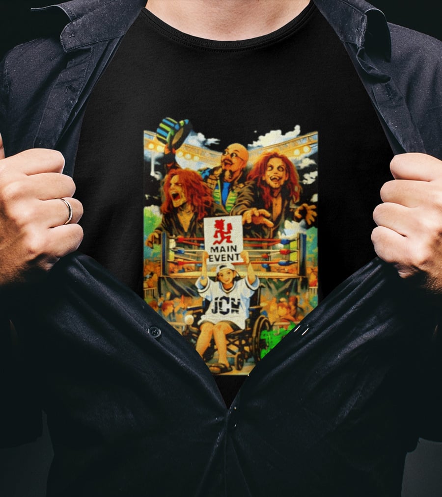 JCW Main Event Outbreak PT Undead Dreams Wrestling Ring Showdown T-Shirt