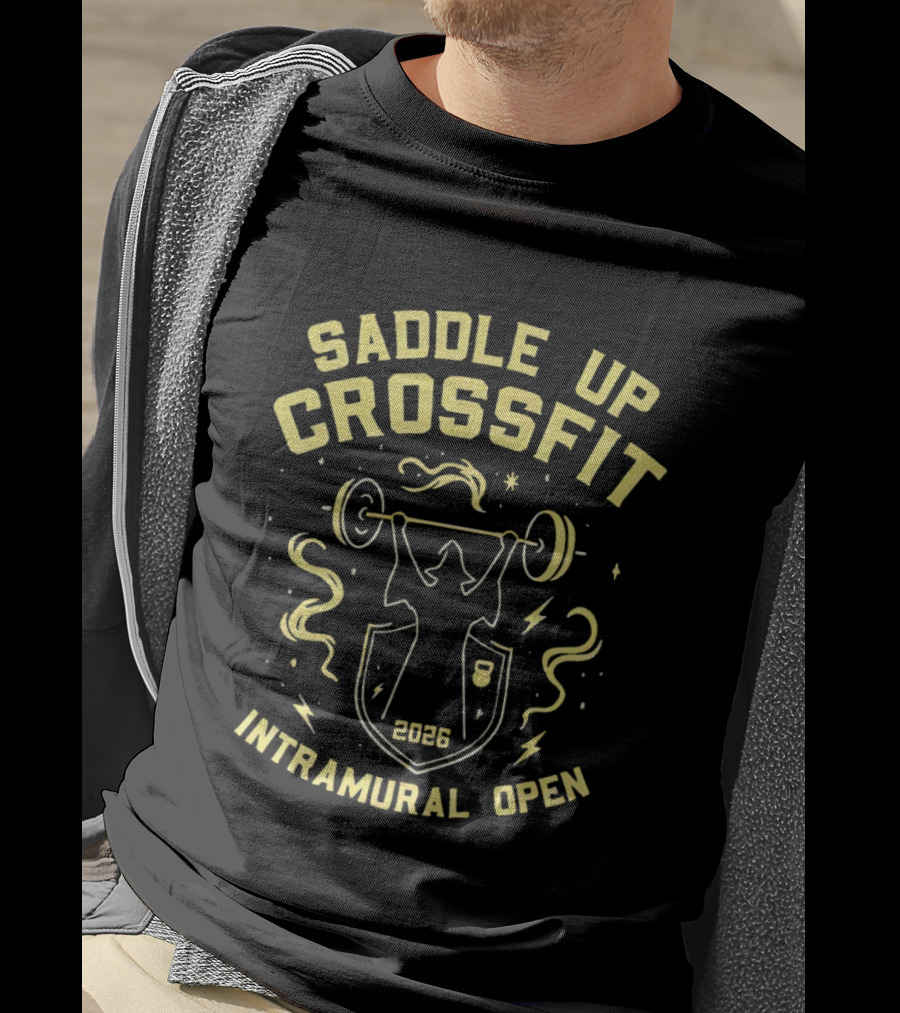 Saddle Up CrossFit 2026 Intramural Open Weightlifter T-Shirt