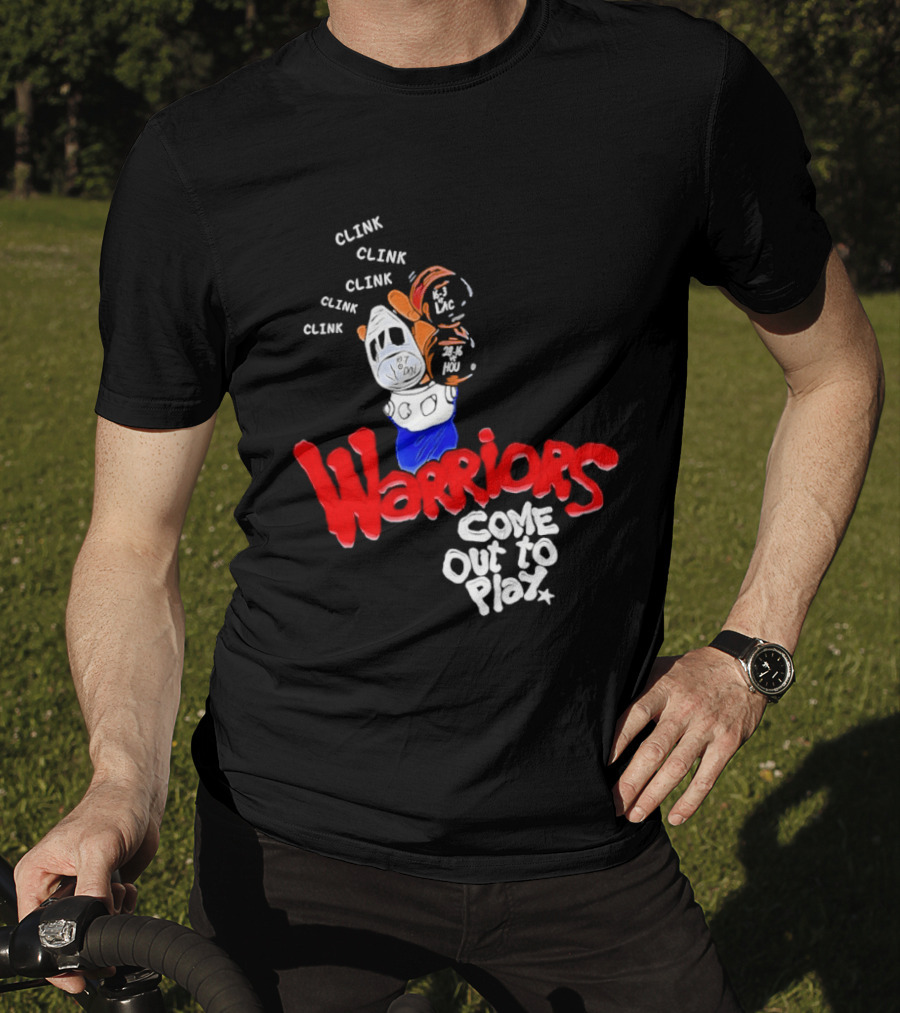 Warriors Come Out To Play Clink Bat Iconic Scene T-Shirt