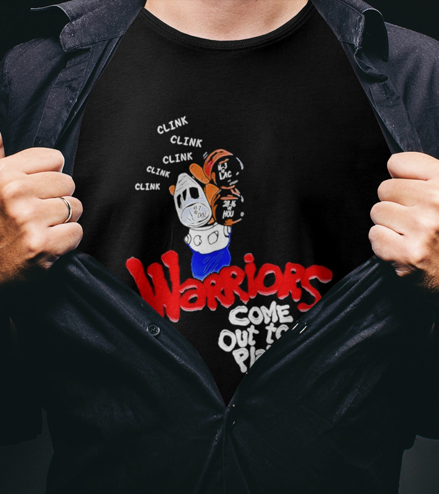 Warriors Come Out To Play Clink Bat Iconic Scene T-Shirt