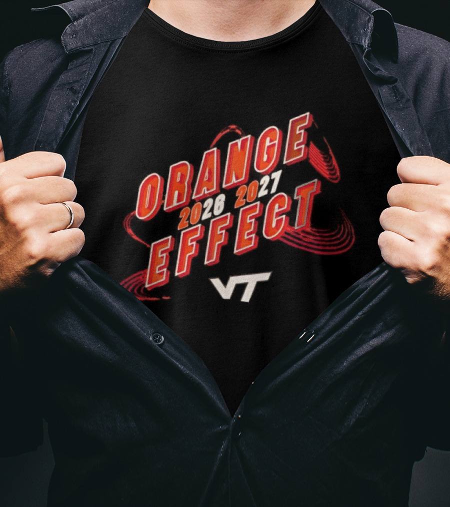 Virginia Tech Hokies Orange Effect 2026 2027 VT T-Shirt