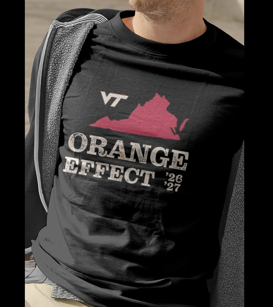 VT Hokies Orange Effect Virginia 2026 2027 T-Shirt