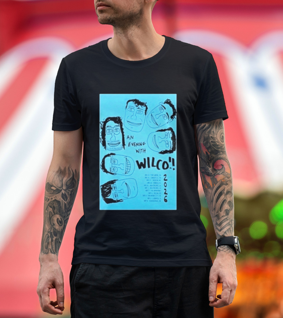 An Evening With Wilco 2026 Tour April & May T-Shirt