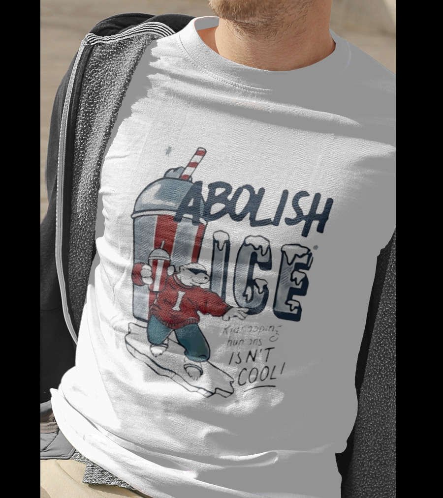 Abolish ICE Polar Bear With Soda Kidnapping Humans Isn't T-Shirt